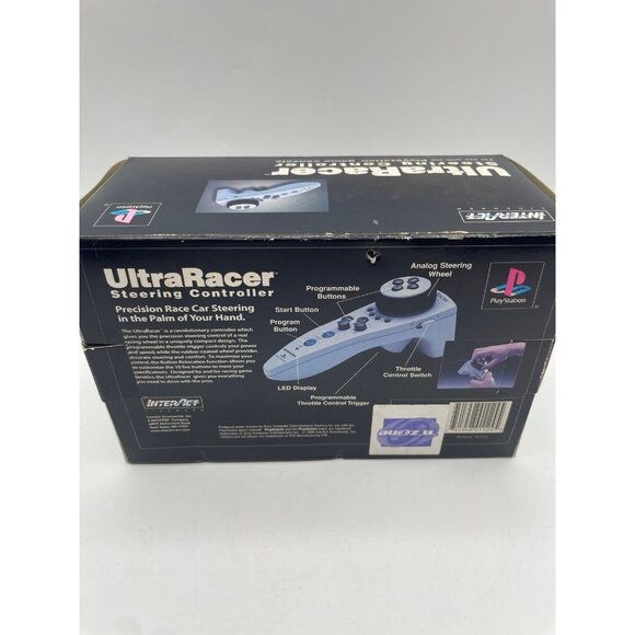 Ultra Racer Steering Controller Sony Playstation 1 PS1 New Open box - Picture 5 of 9